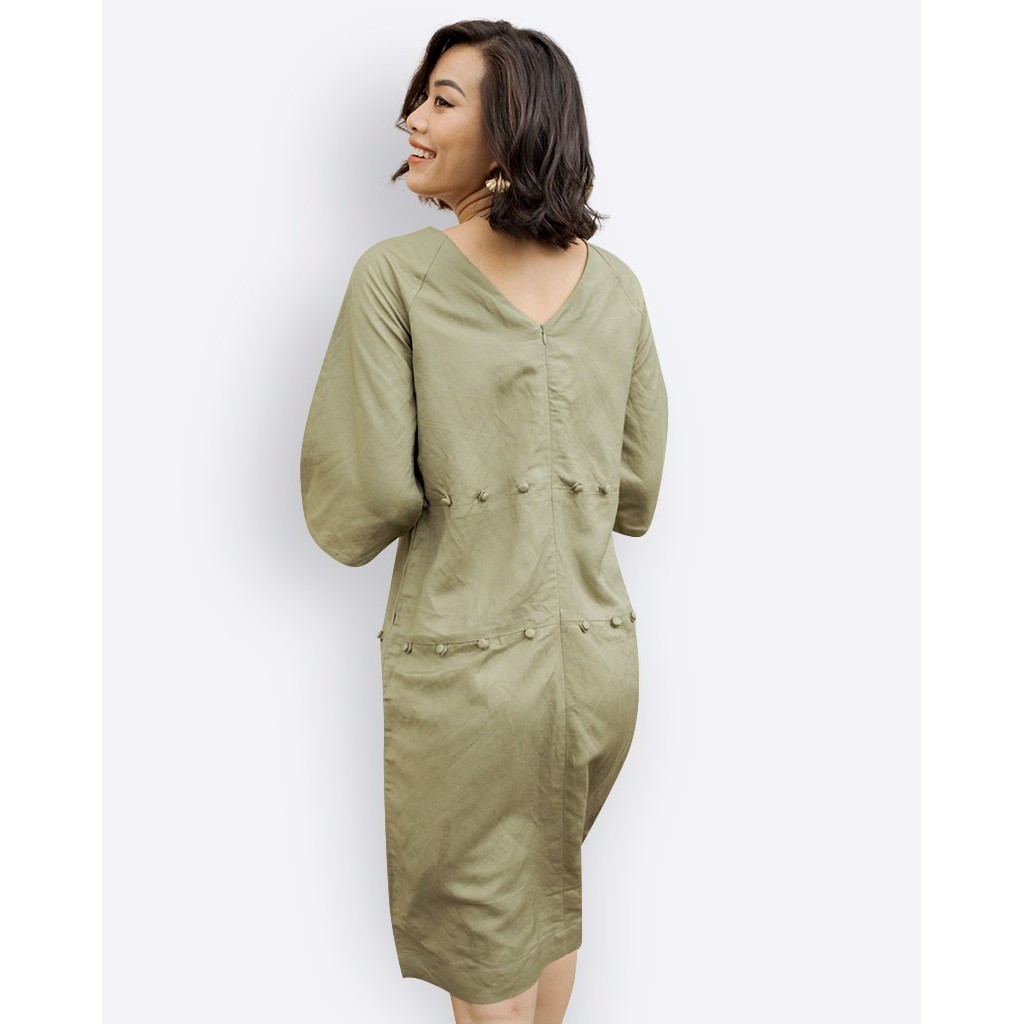 Đầm Linen Xanh F2 Fashion &amp; Freedom