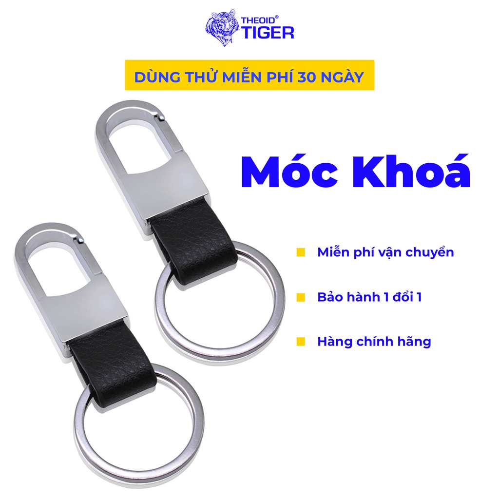 Móc Khoá Theoid Tiger sử dụng cho chìa khoá ô tô xe máy tiện lợi - màu Bạc