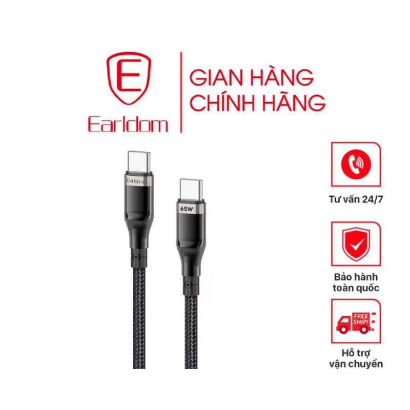 Cáp sạc PD 60W & 20W Earldom EC-150