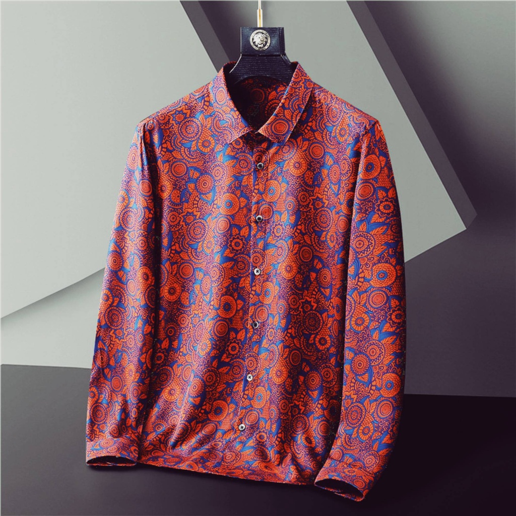 Áo Sơ Mi Nam Dài Tay Dáng Rộng Cỡ Lớn 60-175KG