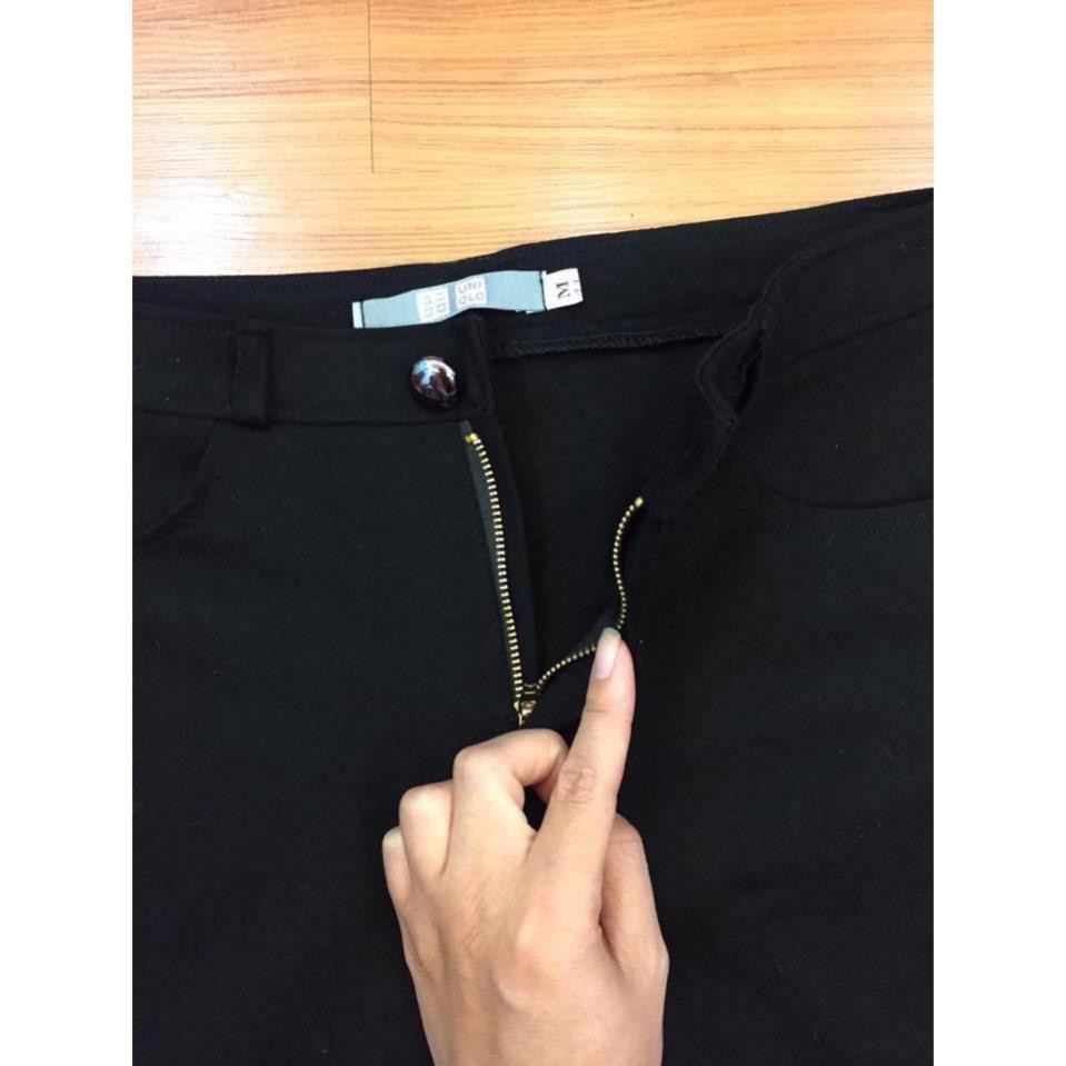 [Hàng đẹp] Quần Legging cạp khóa thật chất dày dặn, tôn dáng, có size lớn đến 75kg Q2B02