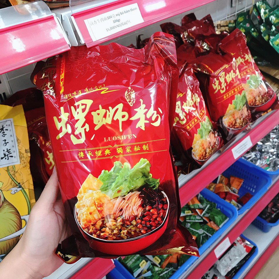 Bún ốc Liễu Châu chua cay Lousifen 35k/ 1 gói 305g (đỏ)