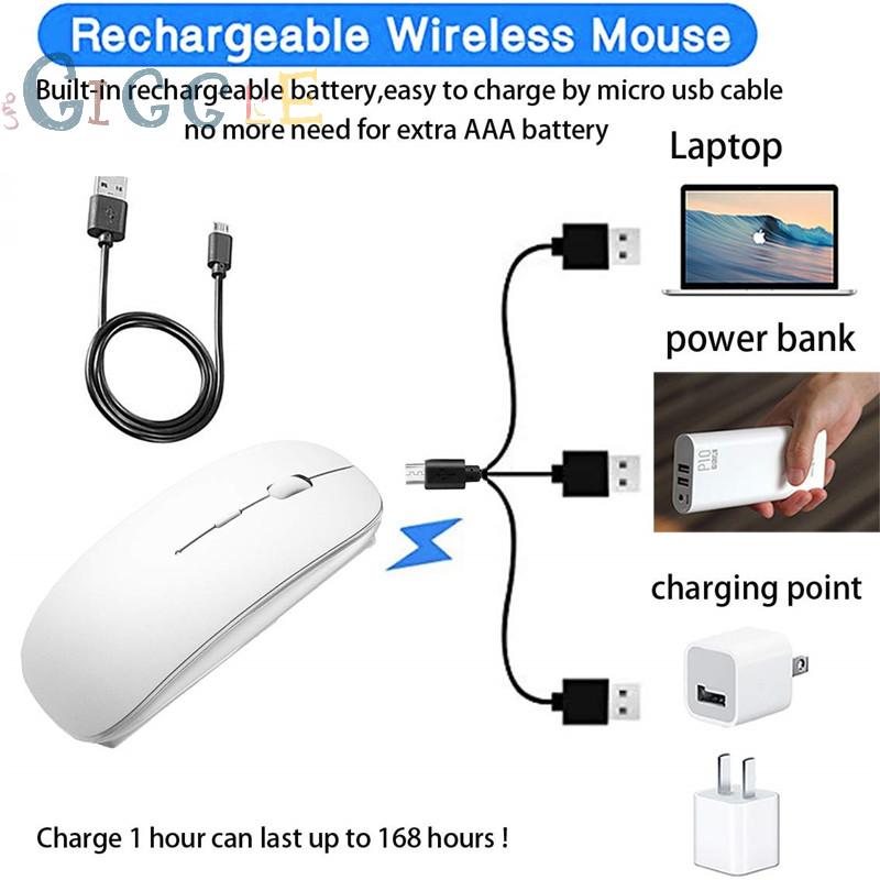 Chuột Máy Tính Không Dây 2.4ghz Sạc Được