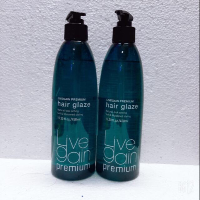 Gel mềm Livegain Premium Hair Glaze 450ml Hàn Quốc