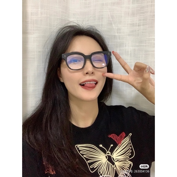 Kính Mắt Dáng Vuông Wild Nam Nữ 2 Chấm dọc Fullbox