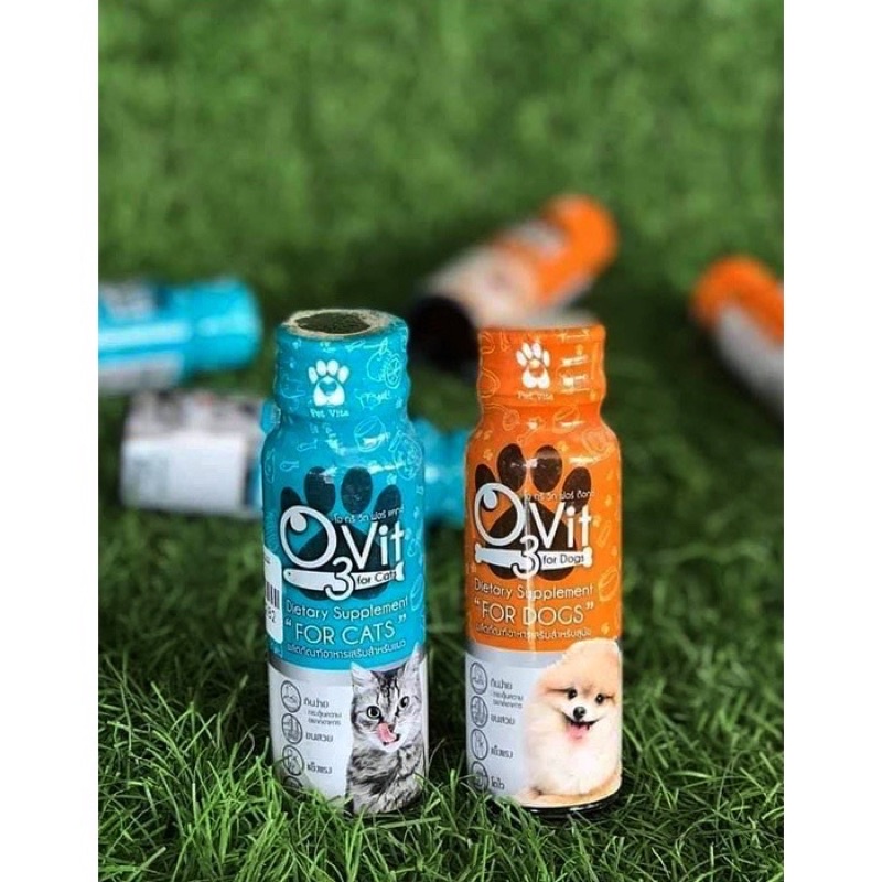 Siro O3Vit ăn ngon, bổ sung dinh dưỡng, mượt lông, trị biếng ăn cho chó mèo