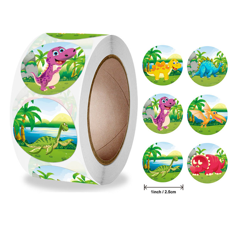 Set 500 miếng dán trang trí hình động vật đáng yêu nhiều kiểu tùy chọn