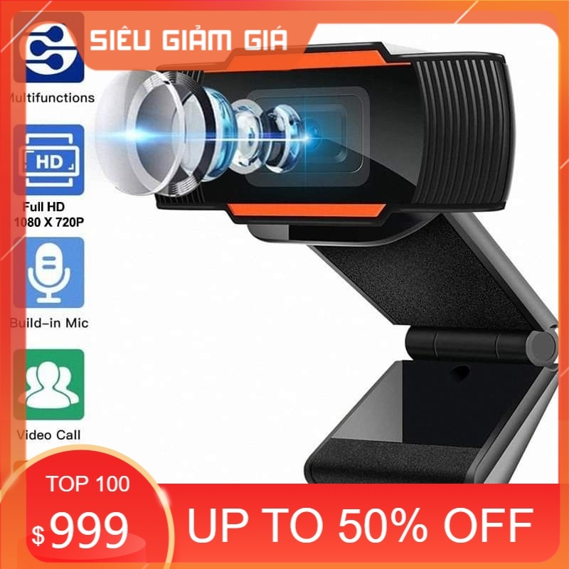 Webcam máy tính laptop livestream có Mic Full HD PC Gaming 720P 1080P High Solution ( ẢNH THẬT )
