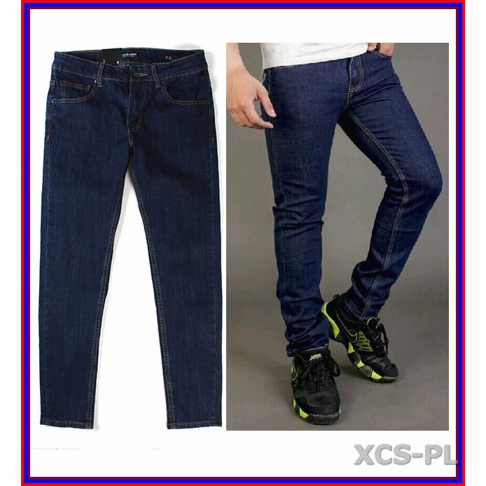 Quần jean nam cao cấp XANH ĐẬM TRƠN 05 chất giãn cực đẹp không xù lông, không ra màu 05txanh1