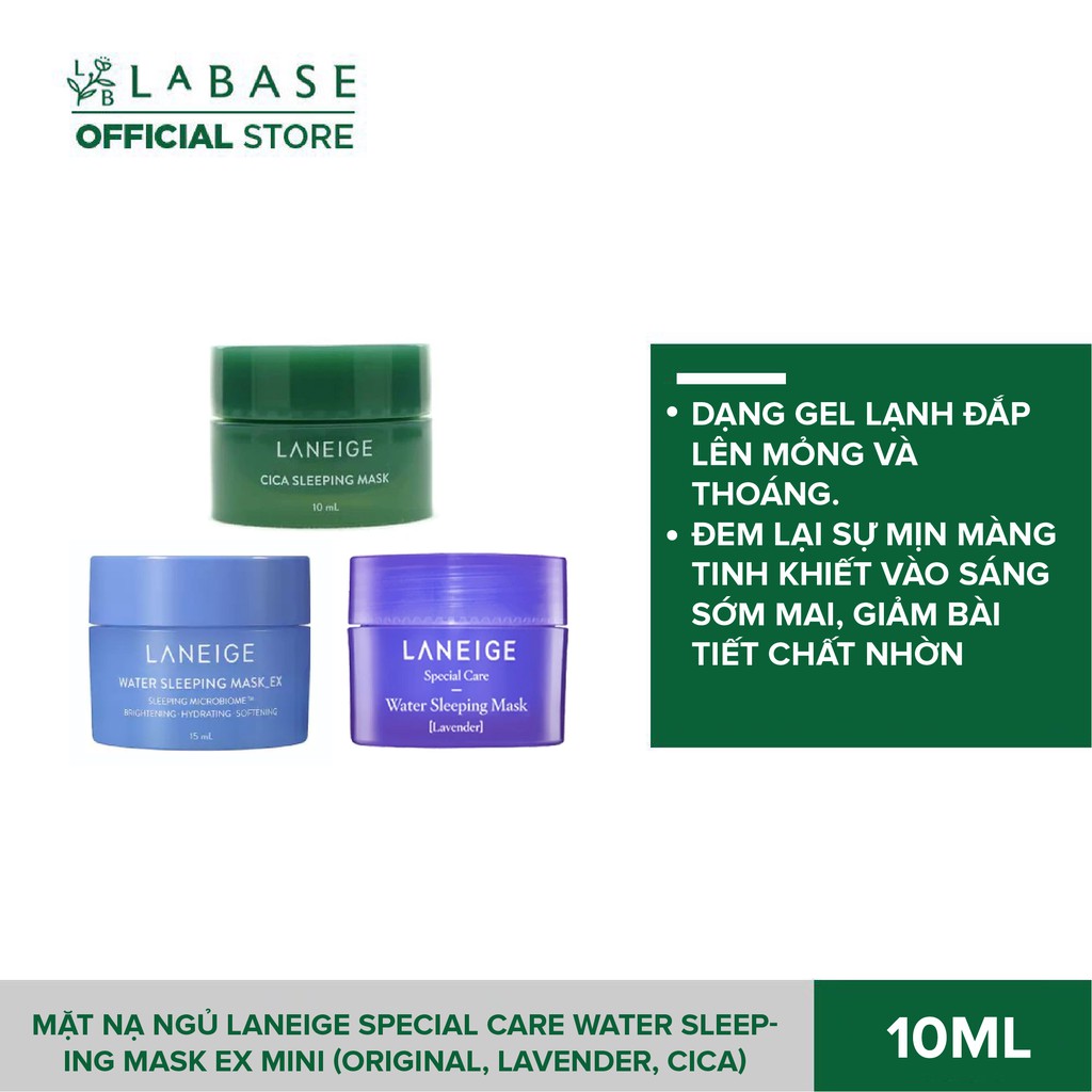 Mặt nạ ngủ Laneige Special Care Water Sleeping Mask size mini