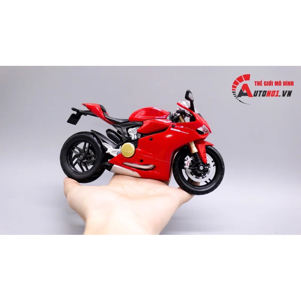 MÔ HÌNH XE DUCATI 1199 PANIGALE 2011 RED 1:12 MAISTO 2222A