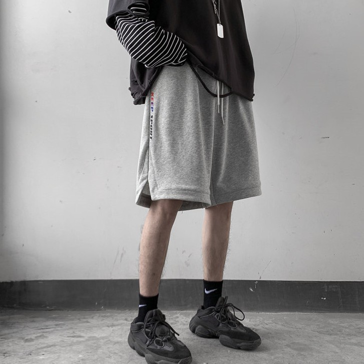 Quần ngắn bóng rổ ống rộng thời trang hè 2021 cho nam