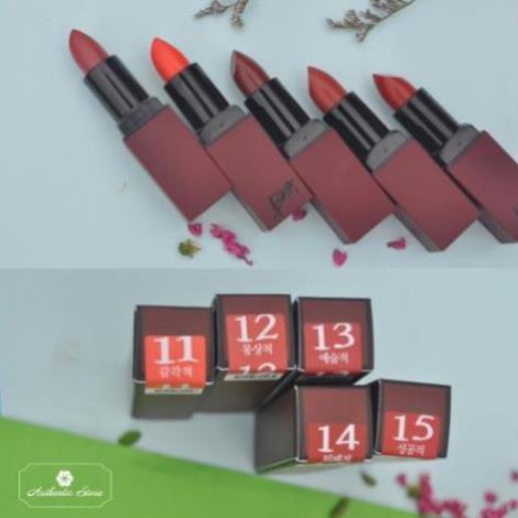 Son BBia Last Lipstick Series 3 Hàn Quốc 3.5g #15Succesful - Đỏ gạch new * 👄