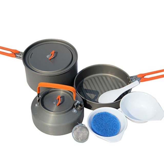 Đồ cắm trại firemaple campoutvn Feast 2 bộ nấu ăn cắm trại 6 món tiện dễ gọn campout A093