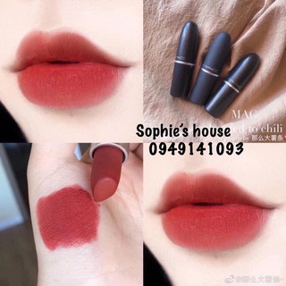 (Hàng duty đủ bill) Son MAC Powder Kiss 316 Devoted to Chilli