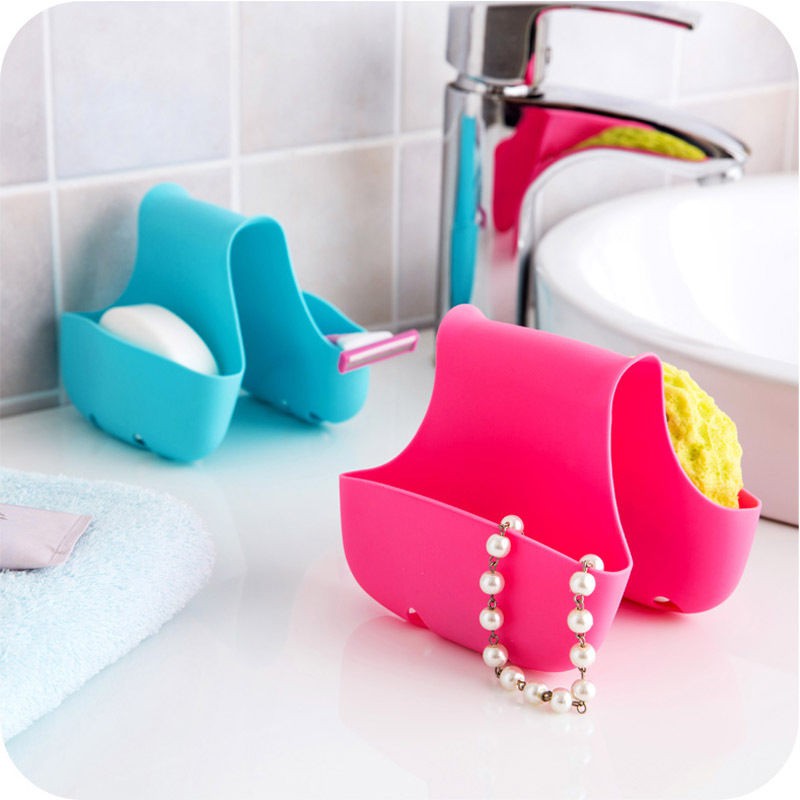 Giá Silicone Đựng Miếng Rửa Chén Tiện Dụng