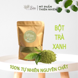 Mặt nạ đắp mặt dưỡng da trà xanh dạng bột thiên nhiên 💕𝗡𝗚𝗨𝗬𝗘̂𝗡 𝗖𝗛𝗔̂́𝗧💕 làm đẹp da, ngừa mụn, mờ vết thâm 100g - 250g