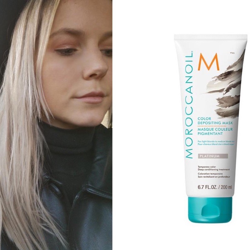 Mặt Nạ Dưỡng Bổ Sung Hạt Màu Moroccanoil Color Depositing Mask 200ml