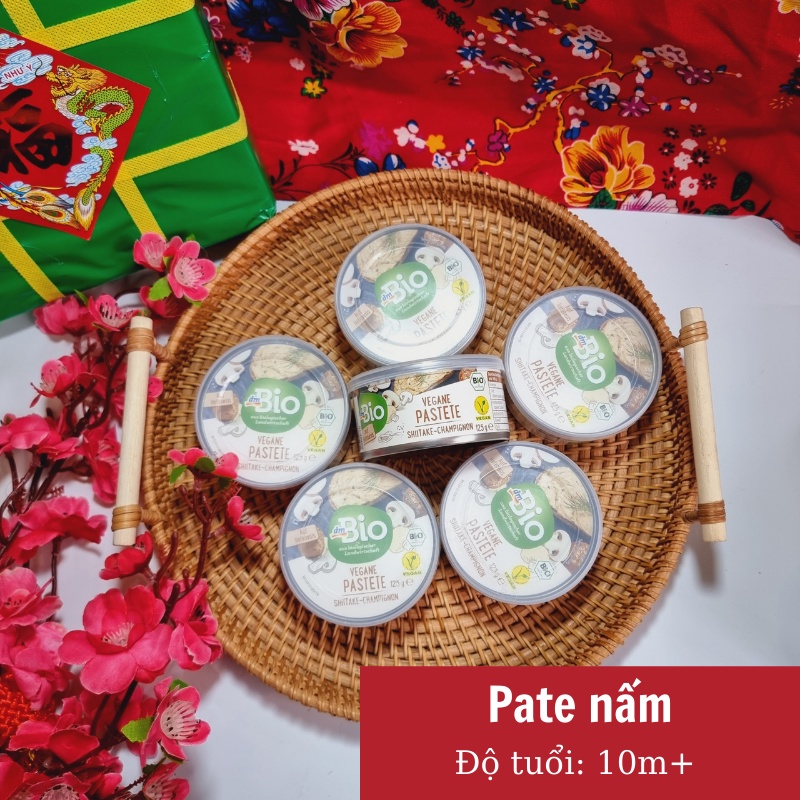 [Đức] Pate nấm hữu cơ DM 125g (cho bé từ 10 tháng tuổi)