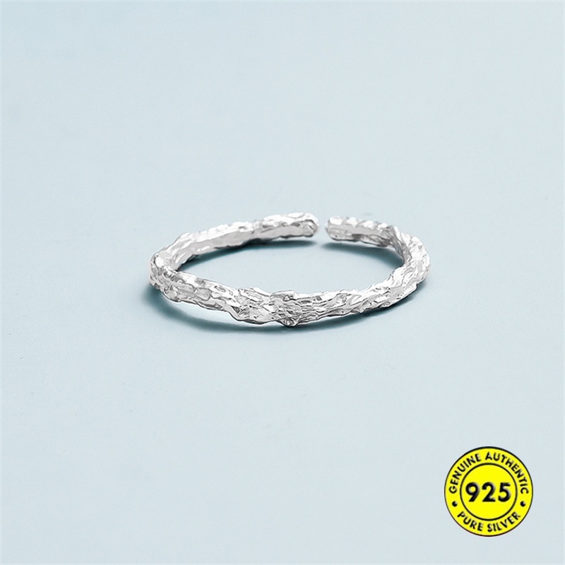 Nhẫn mạ bạc 925 phong cách Hàn Quốc cho nữ