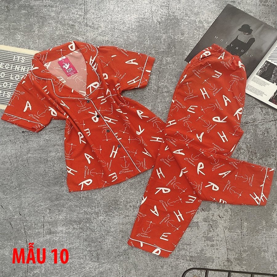 Bộ Quần Áo Ngủ Lụa Cao Cấp, Pyjama Nữ Mềm Mịn Siêu Mát [ FREESHIP + VIDEO ẢNH THẬT ] | BigBuy360 - bigbuy360.vn