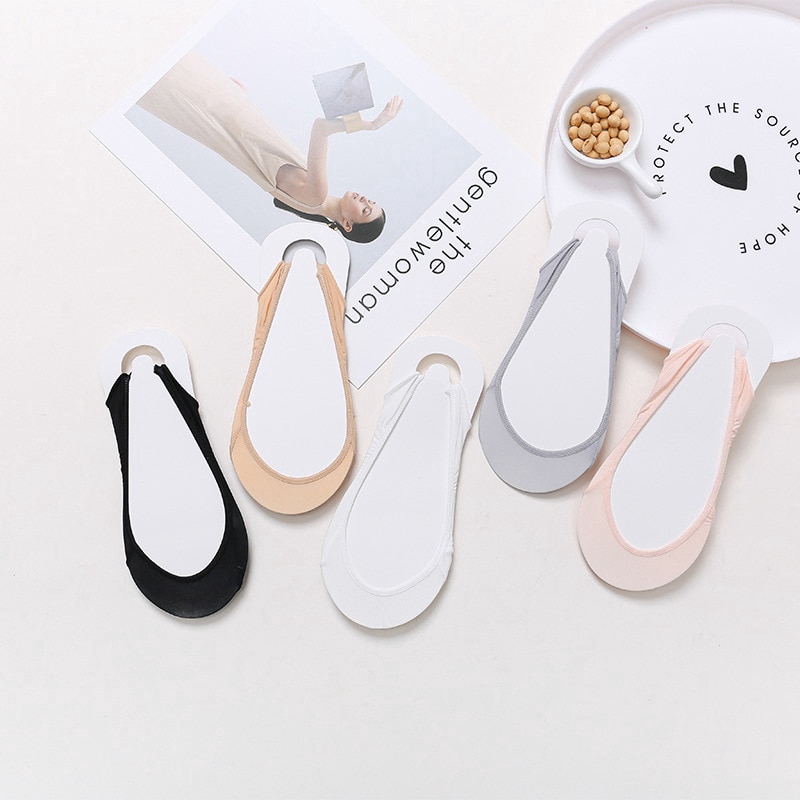 Vớ lười loại trơn cao cấp chống trượt dùng để mang giày