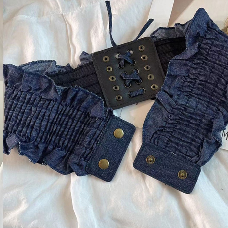 Đai Nịt Bụng Denim Co Giãn Thời Trang Cho Nữ