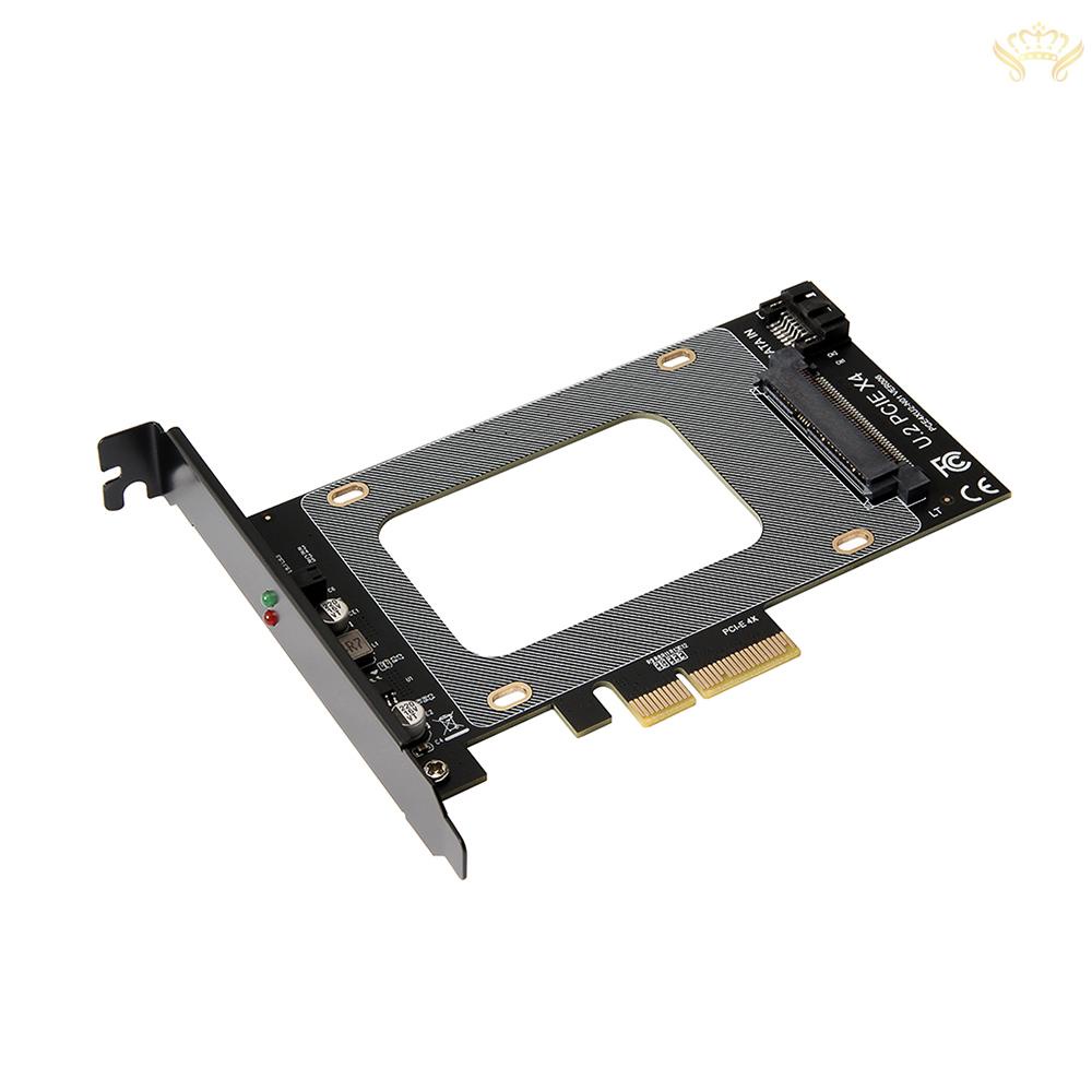 New  PCI-E 4X to U2 SFF-8639 Adapter Card SSD Expansion Card Compatible with U2 Hard Disk 2.5 inch SATA Hard Disk