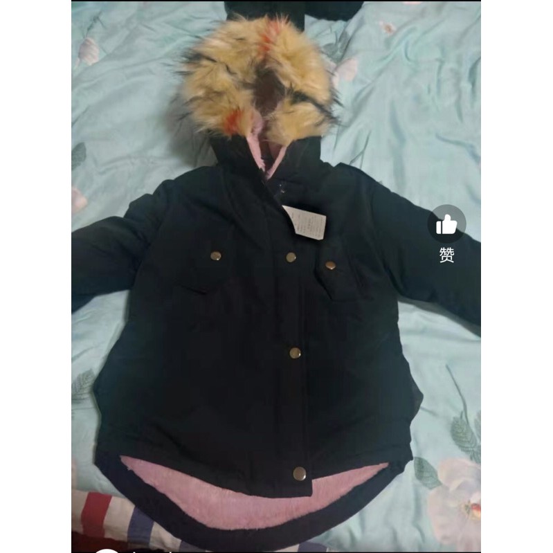 Sẵn hàng- áo PARKA lót lông siêu ấm bé gái hàng quảng châu