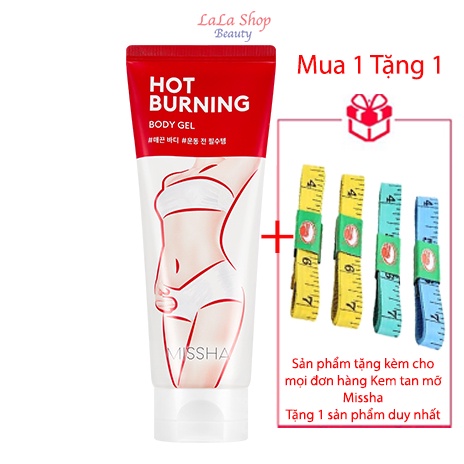 Kem Tan Mỡ Bụng Missha Hot Burning Perfect Body Gel 200ml