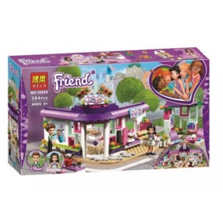 Hộp đồ chơi lắp ráp lego friend 10856 - tiệm cà phê của celina và than 10856