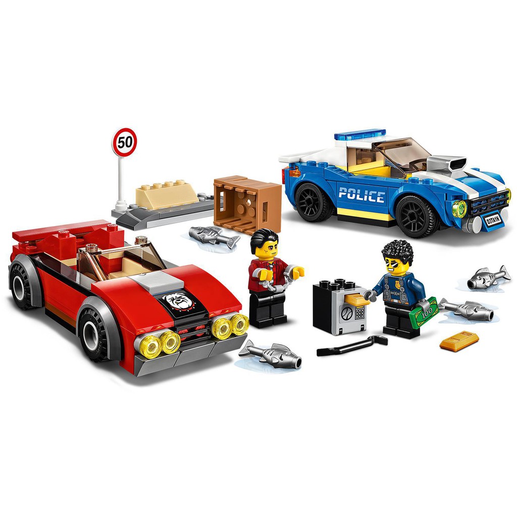 [Mã LIFEXANH24 giảm 10% đơn 99K] LEGO CITY 60242 Truy Đuổi Trên Cao Tốc ( 185 Chi tiết)