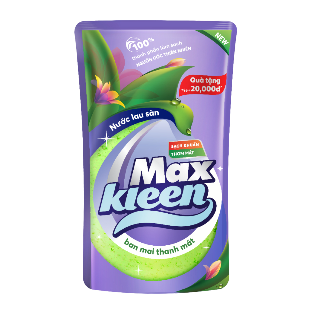 [HC GIFT] Túi 600g lau sàn MAXKLEEN Ban Mai Thanh Mát