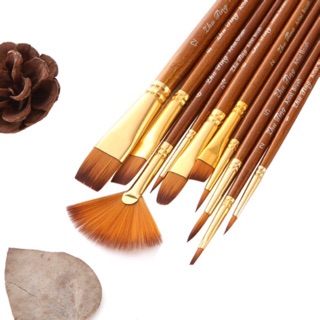 Cọ vẽ màu nước bộ 10 cây