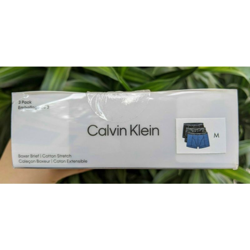 🩲Set 3️⃣ quần lót Nam Calvin Klein 3 Pack Cotton Stretch Boxer Brief