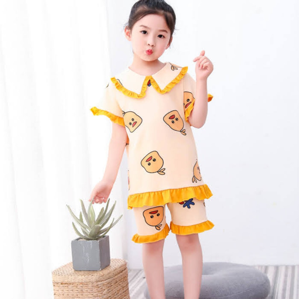 Đồ bộ dễ thương cho Bé Gái - Cotton mềm mại và thoải mái dạo phố mặc nhà