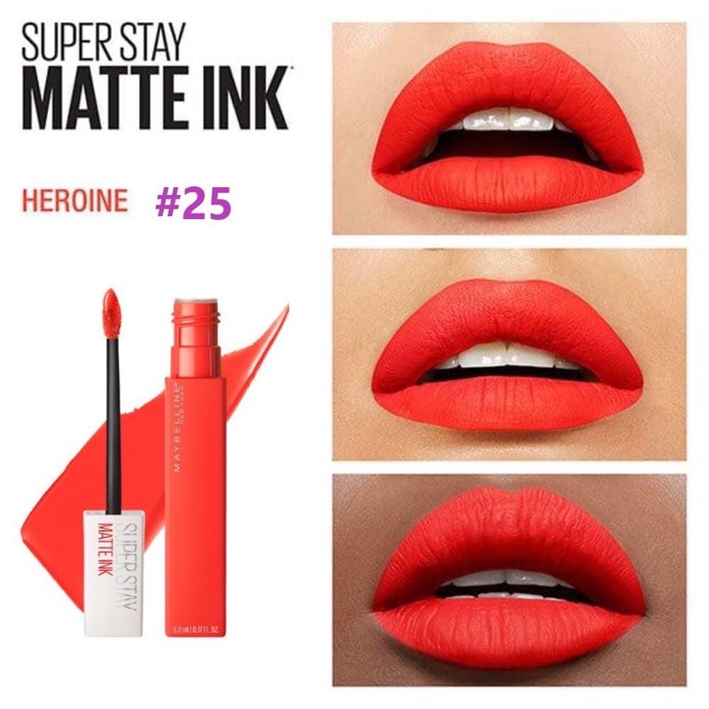 SON KEM MAYBELLINE SUPERSTAY MATTE INK.