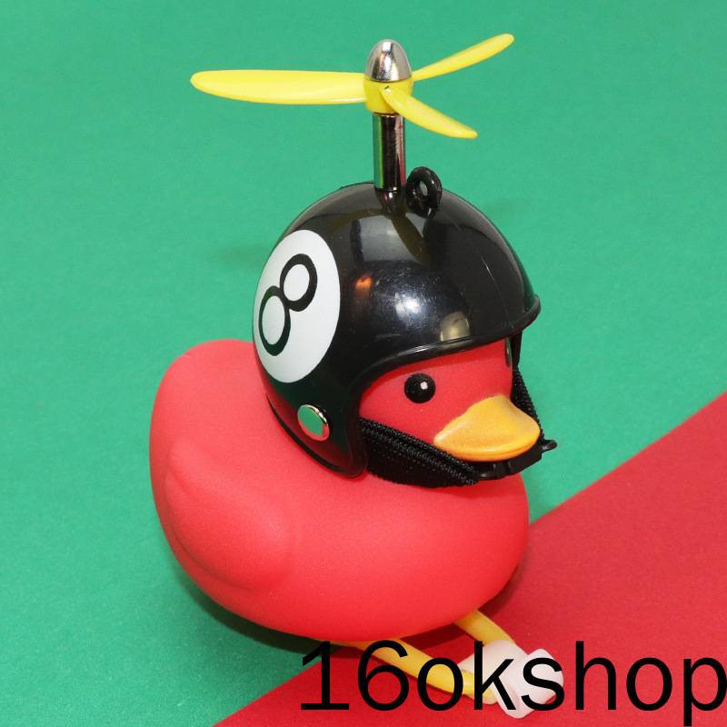 Vịt Con Nhồi Bông Màu Đỏ Đáng Yêu Dễ Thương