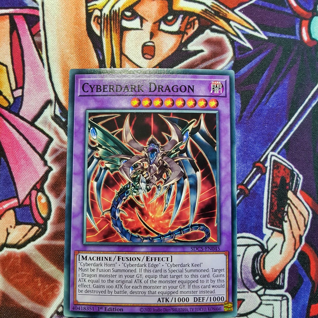 Thẻ bài Yugioh chính hãng | Cyberdark Dragon | SDCS Common