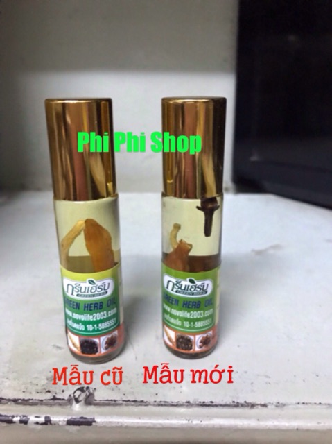 Dầu thảo dược Ginseng nhân sâm thái lan 8ml - Dầu sâm thảo dược Thái Lan