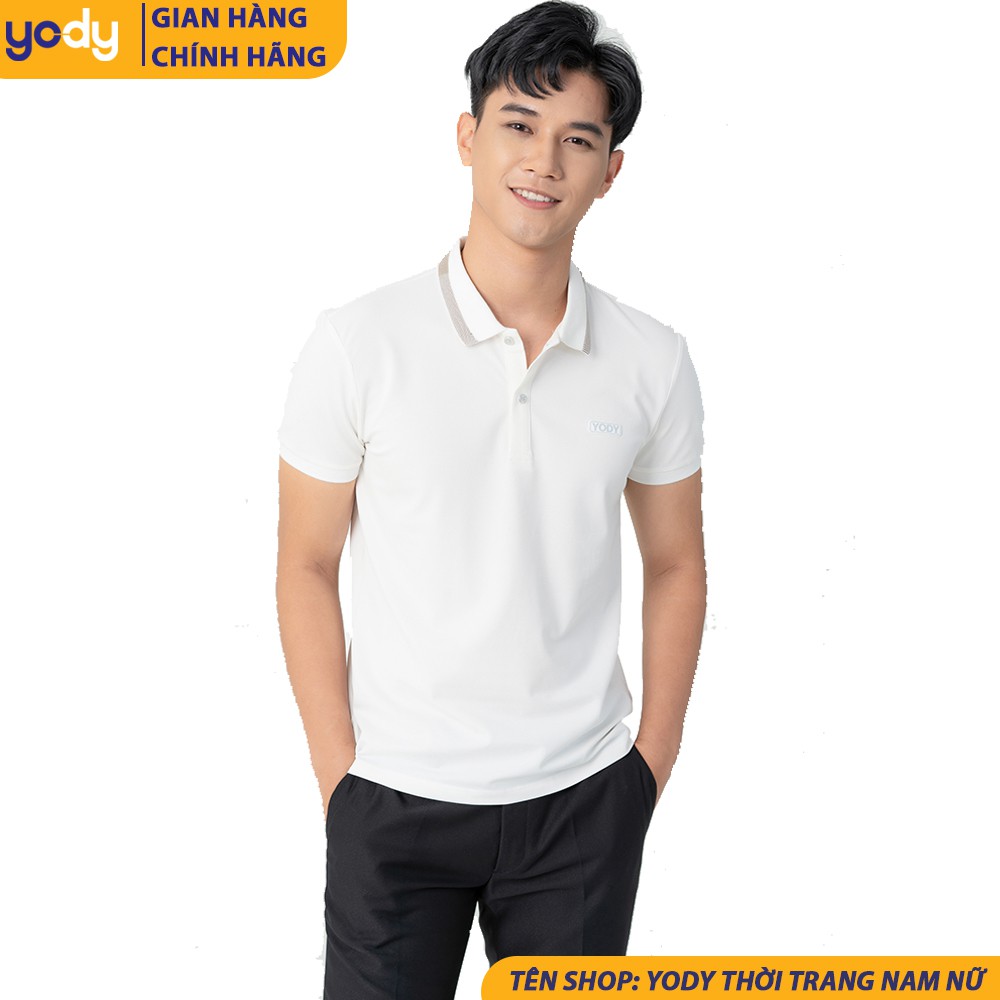 Áo phông nam Mắt Chim YODY áo thun nam ngắn tay có cổ co giãn thấm hút mồ hồi tốt APM3299 | BigBuy360 - bigbuy360.vn