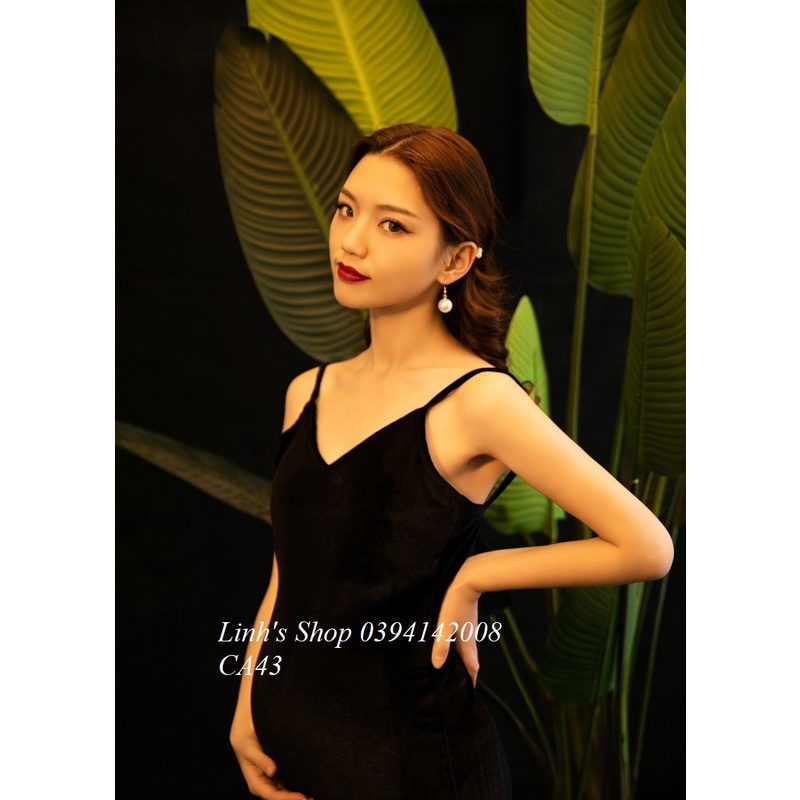 Đầm Bầu Váy Bầu Chụp Ảnh Nghệ Thuật Ôm Body Sang Chảnh CA43
