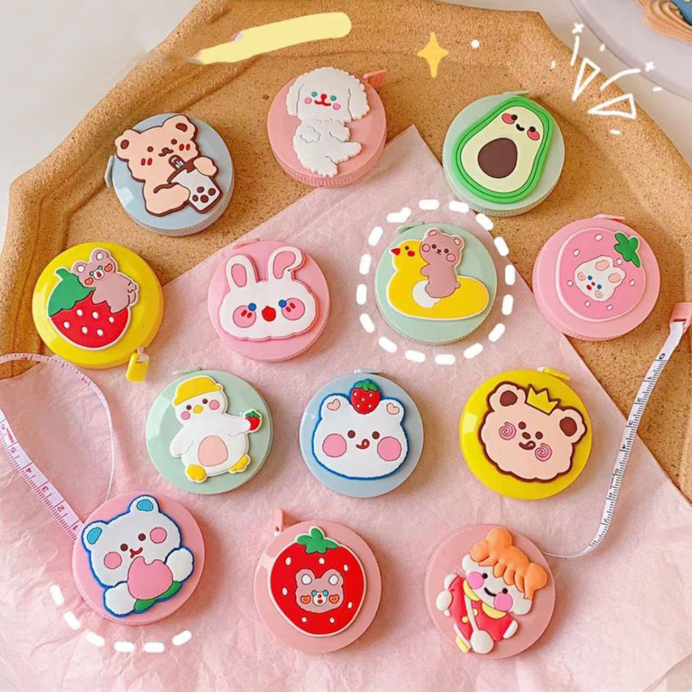 Thước Dây mini Di Động Đo Chiều Cao Họa Tiết Hoạt Hình Dễ Thương