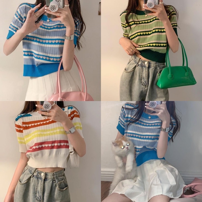Áo len dệt bigsize hoạ tiết thổ cẩm tim