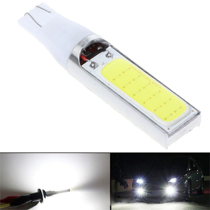Đèn LED Phanh Siêu Sáng Whi T10 10W 194 168 W5W COB Cho Xe Hơi