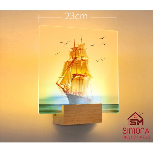 Đèn Gắn Tường Trang Trí Hiện Đại Simona, Đèn Treo Tường Phòng Khách/Phòng Ngủ