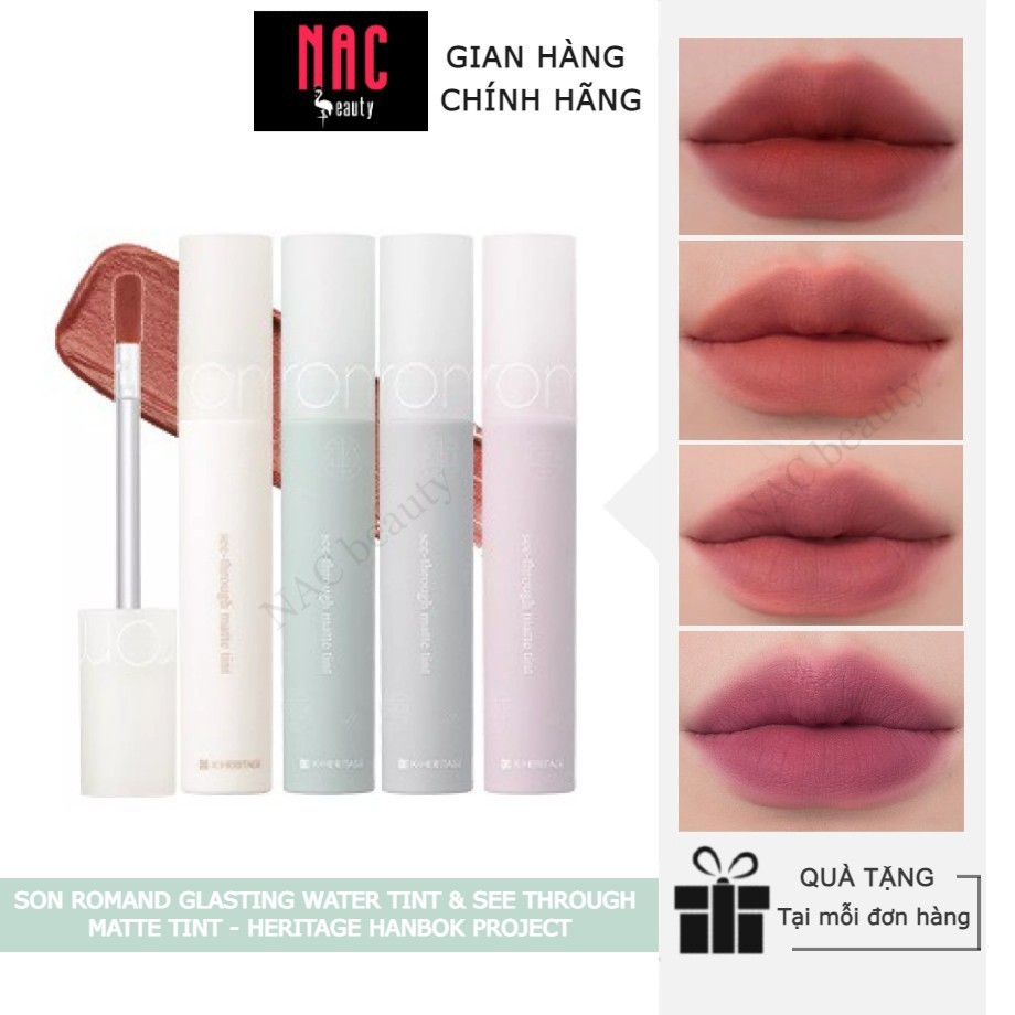 Son  Romand Glasting Water Tint &amp; See Through Matte Tint - HERITAGE HANBOK PROJECT