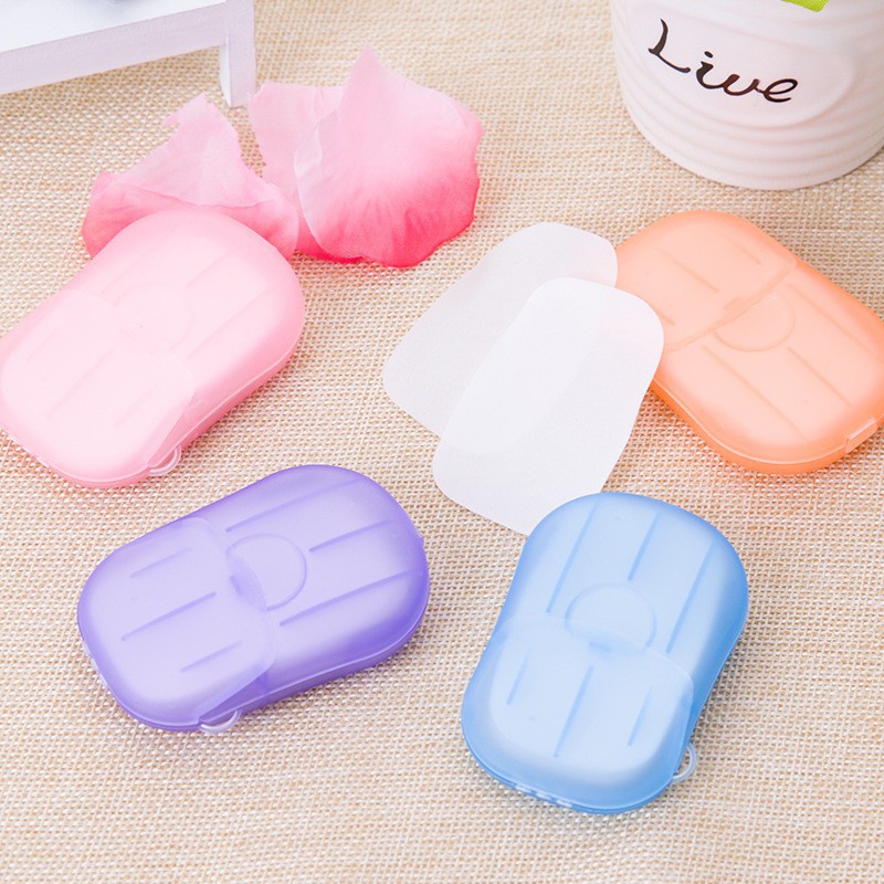 Xà Phòng Giấy Du Lịch, Xà Bông Rửa Tay Dạng Miếng Tiện Lợi