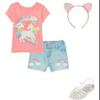 Áo thun hiệu Place cho bé gái (6m-5y)_Hàng Cambodia xuất.