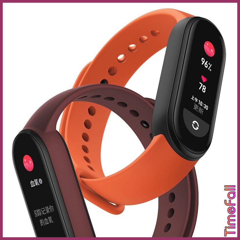 Dây đeo silicon miband 6 chính hãng Xiaomi - dây đeo mi band 6 silicon chính hãng XIAOMI